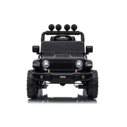 Auto Na Akumulator Jeep Rubicon 2X200W 24V Eva Skóra LED Pilot Radio MP3