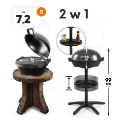 Grill elektryczny ProfiCook PC-BQS 1303 1621,5cm2