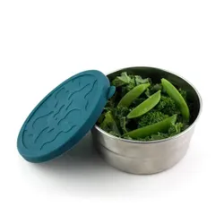 Okrągły pojemnik / śniadaniówka ECOlunchbox Seal Cup XL™ 769 ml - dark teal