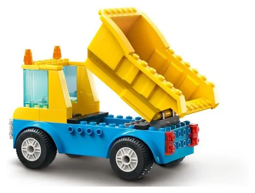 Lego City 60391 yıkım topu ile kamyon ve vinç