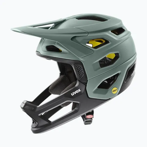 Kask rowerowy UVEX Revolt MIPS moss green/black matt