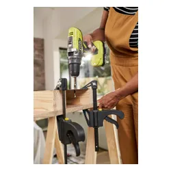 Wiertarko-wkrętarka RYOBI R18PD3-0 + Akumulator RYOBI RC18120-150 5Ah 18V + Ładowarka
