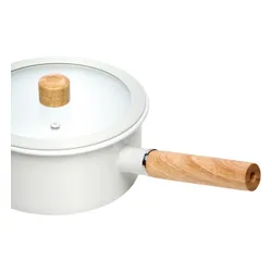 Zestaw garnków GERLACH Natur Enamel Biały (6 elementów)