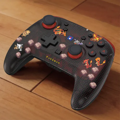 Pad Hori Wireless HORIPAD Turbo Pokemon Pixel Red do Nintendo Switch 2 Bezprzewodowy
