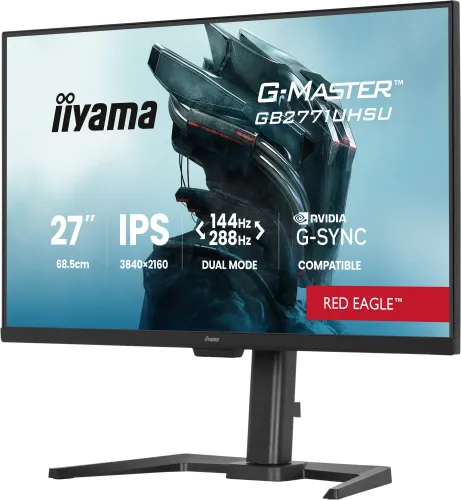 Monitor iiyama G-Master Red Eagle GB2771UHSU-B1 27" 4K IPS Dual Mode 144Hz/288Hz 0.8 MPRT Gamingowy