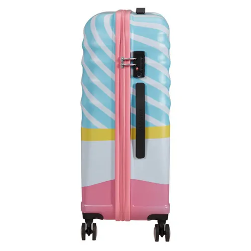 Walizka średnia American Tourister Wavebreaker Disney - Minnie pink kiss