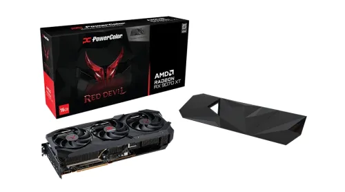 Karta graficzna PowerColor Red Devil Radeon RX 9070 XT Backplate Special Edition 16GB GDDR6 256bit FSR