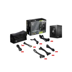 Zasilacz MSI MAG A850GL PCIE5 II 850W 80+ Gold Czarny