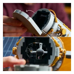 LEGO ICONS 11382 Hubble Space Telescope, zestaw klocków 18+