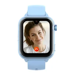 Smartwatch Kiano Watch Alpha Kid Funkcje AI GPS 4G Niebieski