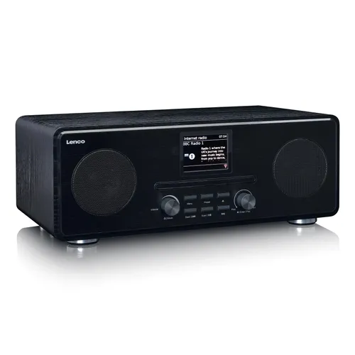 Радиоприемник Lenco DIR-261bk FM-радио DAB + интернет Bluetooth черный