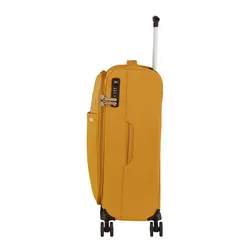 Walizka kabinowa American Tourister Lite Ray Spinner - golden yellow