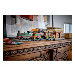 LEGO City 60511 Retro pociąg z lokomotywą parową, zestaw klocków 7+