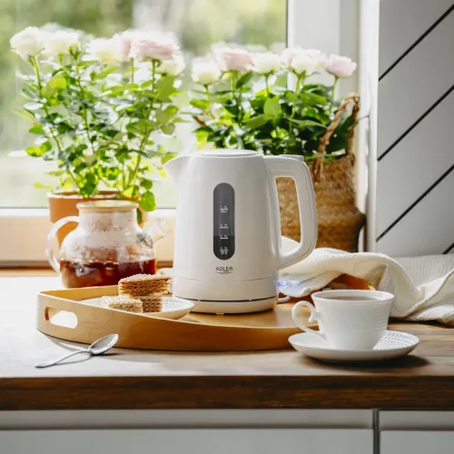 ADLER Strix AD 1380w 1 l - czajnik elektryczny bezprzewodowy plastikowy