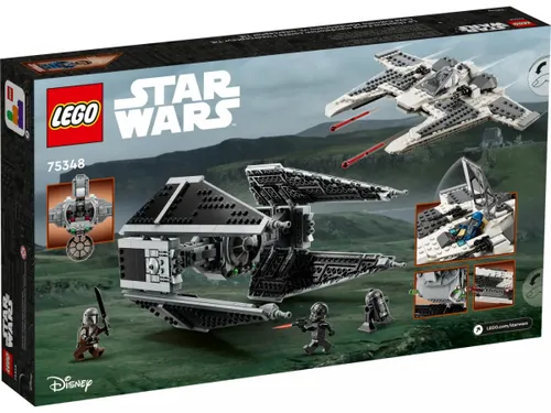 LEGO Star Wars 75348 Мандалорианский клык против TIE-перехватчика