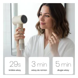 Suszarka LOVIO BEAUTY LVHD001BE AirFlow Beżowy 1600 W