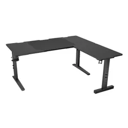Biurko gamingowe narożne GENESIS Holm Modular 160 Czarny
