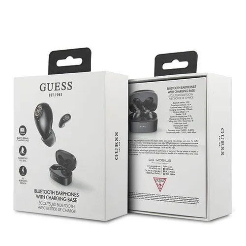 Беспроводные наушники Guess Gutwsjl4gbk внутриканальные Bluetooth 5.0