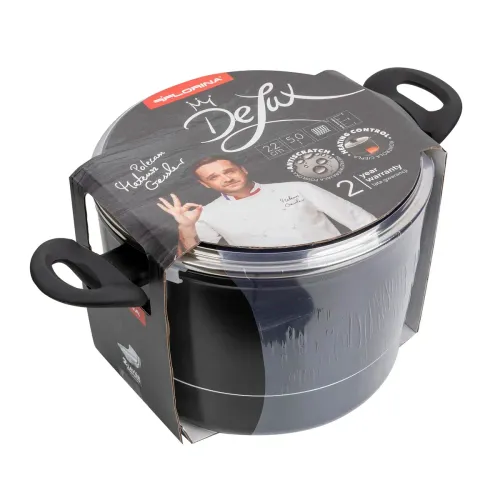 Garnek aluminiowy z pokrywką FLORINA DELUX 5 l