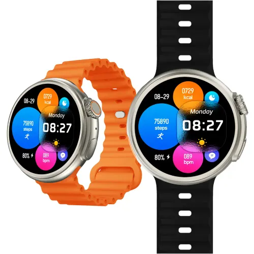 Smartwatch Yaxo OXNARD Lumen 51mm GPS Pomarańczowy