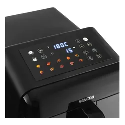 Air Fryer Frytkownica beztłuszczowa SENCOR SFR 1250BK 11.6l z podwójnym koszem, 10 automatycznymi programami i okienkiem do obserwacji postępów