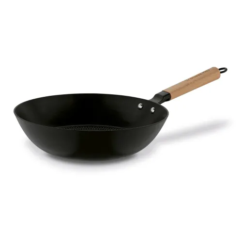 Patelnia WOK żeliwna emaliowana Starke Pro Hanoi 30 cm