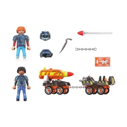 Playmobil PLAYMOBIL 70929 Dino Mine Rocket Kart Construction Toy