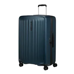 Walizka duża poszerzana Samsonite Fyrm EXP - steel blue
