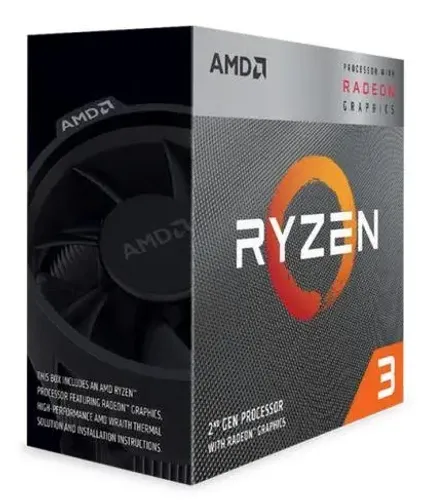 Procesor AMD Ryzen 3 3200G BOX (YD3200C5FHBOX) + Spartan 5 MAX Czarny