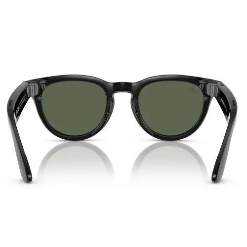 Okulary Ray-Ban Meta Glasses Green Lenses Shiny Black RW4006 Czarny