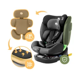 Fotelik samochodowy TULANO Loom 35 40-150 cm (0-36 kg) Czarno-szary