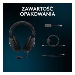 Słuchawki LOGITECH Pro X SE Nauszne, Dźwięk przestrzenny