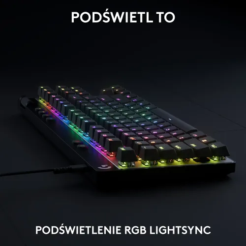 Klawiatura Logitech Pro X TKL Rapid Czarny