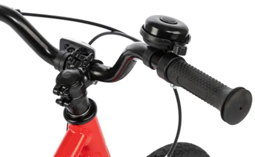 Rower dziecięcy KARBON Superlight 18 cali dla chłopca Czerwony