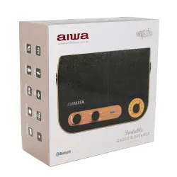 Radioodbiornik Aiwa RBTU-600 Radio FM Bluetooth Czarny