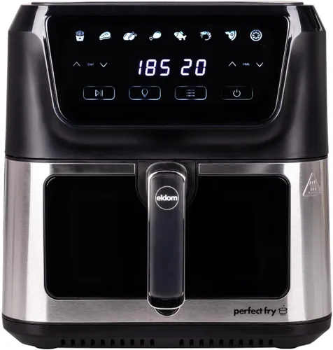 Air Fryer Frytkownica beztłuszczowa ELDOM FR60 Friko 8l z okienkiem do obserwacji postępów gotowania