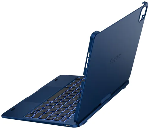 Etui na iPad Air / iPad Pro TYPECASE Flexbook Touch Błękitny pacyfik Klawiatura