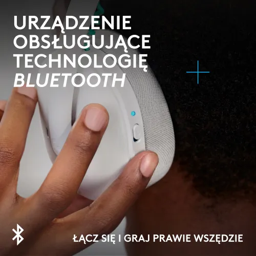 Słuchawki LOGITECH G325 Lightspeed Biały Bezprzewodowe, Nauszne