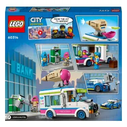 LEGO 60314 City Policyjny pościg za furgonetką z lodami