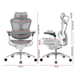 Fotel gamingowy SIHOO Doro C300 PRO Biały