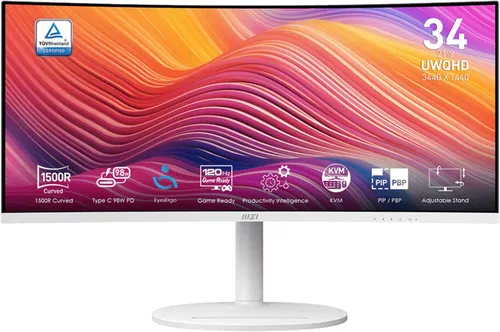 Monitor MSI Modern MD342CQPW 34" 3440x1440px 120Hz 1 ms [MPRT] Curved