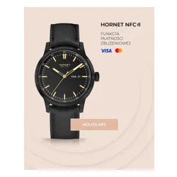 Zegarek HORNET Nolita NFC 40mm Czarno-złoty