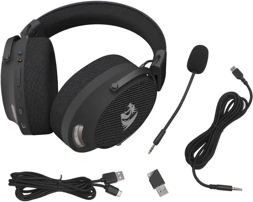 Słuchawki REDRAGON H858 Arrow Pro Carbon Bezprzewodowe, Nauszne, Dźwięk przestrzenny