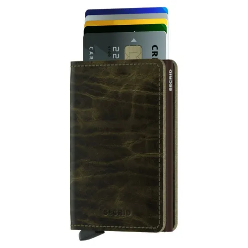 Кошелек Secrid Dutch Martin small RFID Slimwallet - оливковый