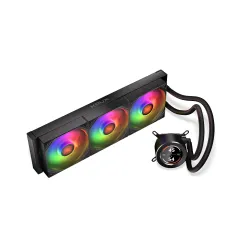Chłodzenie Krux HydroGlance 360 ARGB LCD Czarny