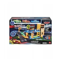 Disney and Pixar Cars Glow Racers Garaż Cooper Canyon Świeci w ciemności
