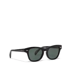 Okulary przeciwsłoneczne Ray-Ban 0RJ9707S 100/71 Black/Dark Green - Rozmiar (EU) 46