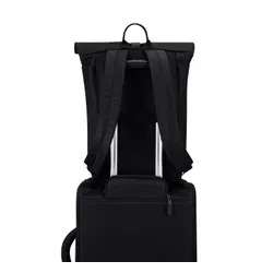 Lipault City Plume Rolltop Sırt Çantası-Siyah