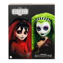 Zestaw 4 Lalek Mattel Monster SKULLECTOR - Emily JDR67 + Betelgeuse i Lydia HYV96 + Elvira HYV99
