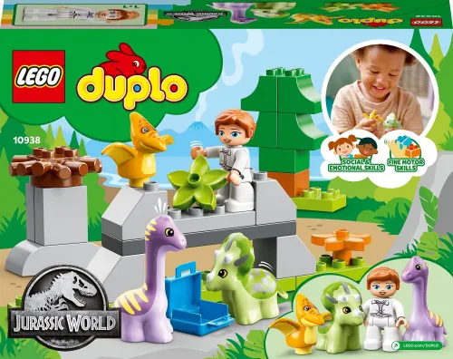 LEGO 10938 DUPLO Jurassic World Dinozaurowa szkółka